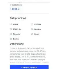 Lancia ypsilon 1.200 benzina Lancia ypsilon 1.200 benzina