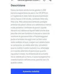 Lancia ypsilon 1.200 benzina Lancia ypsilon 1.200 benzina