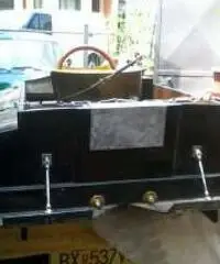 Idroplano riproduzione in legno barca da corsa