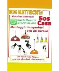 Elettricista lampadario Roma Nomentano