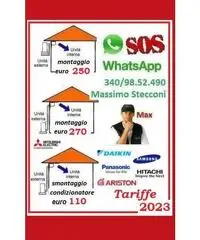 Montaggio condizionatore Pomezia Santa Palomba