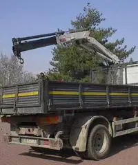 Iveco Eurocargo 120E18 1999 Euro5 ribaltabile e gru del 2006 Iveco Eurocargo 120E18 1999 Euro5 ribaltabile e gru del 2006