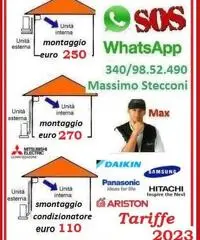 Smontaggio e montaggio Condizionatore Ardea Colle Romito