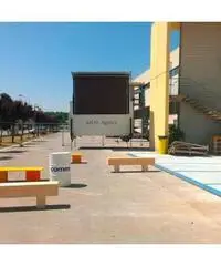 Maxi schermo LED mt4x3 su camion