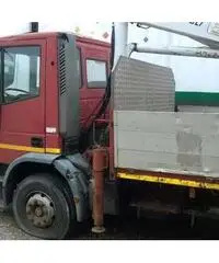 Eurocargo 150e18 kappa anno 2001 cassone e gru Eurocargo 150e18 kappa anno 2001 cassone e gru