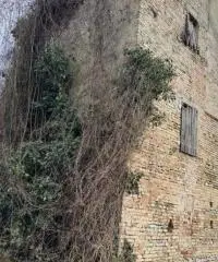 Rustico indipendente con stalla antica e giardino a Fontevivo