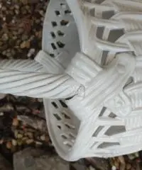 Cesto in CERAMICA BIANCA