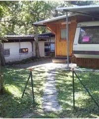 Roulotte con annessa casetta in legno - Macerata Roulotte con annessa casetta in legno - Macerata