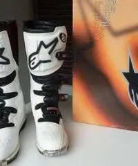 Stivali Enduro Cross Alpinestars TECH 6 WHITE