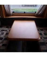 HOBBY 400 DE LUXE KB - 4 P CARAVAN USATA CON VERANDA