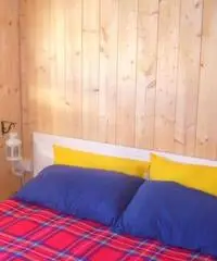 vendo casa mobile con veranda in legno a polsa di brentonico