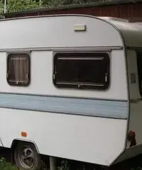 Roulotte con preingresso legno