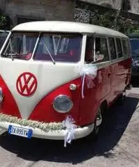 Pulmino Volkswagen rosso blu T1 noleggio salerno matrimonio Pulmino Volkswagen rosso blu T1 noleggio salerno matrimonio