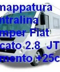Rimappatura Camper Centralina FIAT Ducato 2.3 mj 127 CV Euro 250