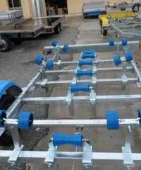 Rimorchio 1500Kg porta barca basculante meccanica tedesca