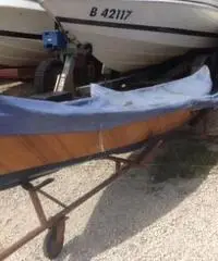Canoa Cantieri Solcio in legno