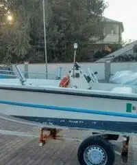 Barca open fiart 4,5 metri con motore e carrello alaggio