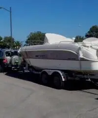 Carrello trasporto barche e gommoni fino a 8 metri, a noleggio