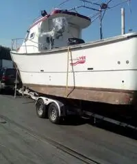 Carrello trasporto barche e gommoni fino a 8 metri, a noleggio