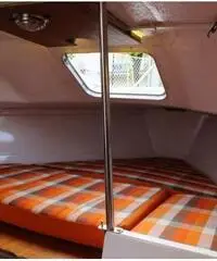 Barca vela cabinato Edel 5 5,80mt albero abbattibile