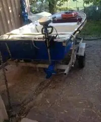 Barca in alluminio completa