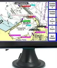 GPS plotter cartografico nautico display a colori 5,0
