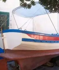 Barca gozzo in legno resinato