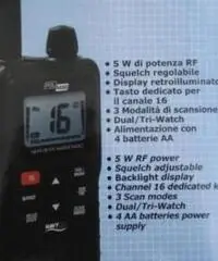 VHF Nautico portatile 5Watt Navy 08