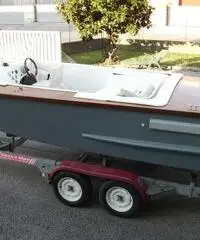 motoscafo in legno anni 60