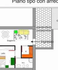Appartamento di 45 mq via de gasperi napoli