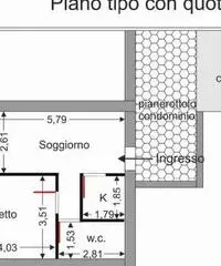 Appartamento di 45 mq via de gasperi napoli