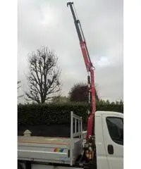 FIAT Ducato cassone con gru fassi