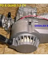 minimoto rossa a scoppio 2T