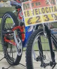 MTB 24 BIAMMORTIZZATA 18 VEL. NUOVA A KM ZERO