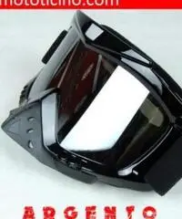 Occhiale/Mascherina casco cross offroad snowboard