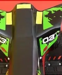 AF MOTOR Miniquad 50cc ruote 4 pollici verde/rosso