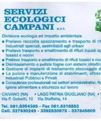 Servizi ecologici campani Servizi ecologici campani