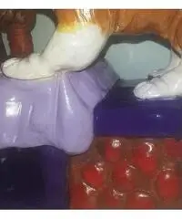 scultura terracotta eseguita interamente a mano -moderna contemparanea