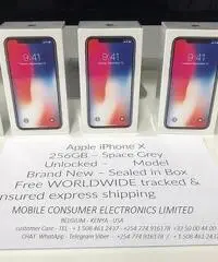 Nuovo Apple iPhone X 256GB Gray sidereal smartphone