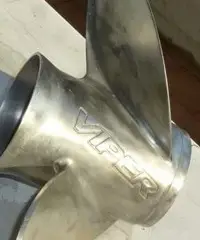 Elica Inox lucida 3 pale 14 ¾ x 19 per Evinrude 150-200