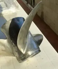 Elica Inox lucida 3 pale 14 ¾ x 19 per Evinrude 150-200