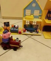 Casa, treno e scuola di Peppa Pig