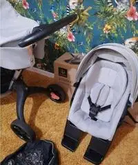 Stokke Xplory v6 Grigio Melange Carry culla e sedile unita