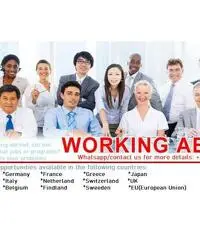 Viaggia e lavora all'estero con buone condizioni di lavoro Viaggia e lavora all'estero con buone condizioni di lavoro