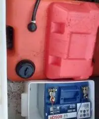 Barca con motore evinrude 9.9 cv