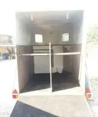 Trailer per 2 cavalli Marca Bockmann Trailer per 2 cavalli Marca Bockmann