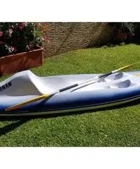 Canoa monoposto in vetroresina