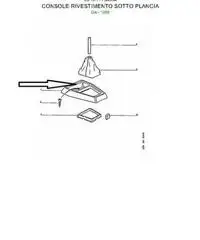 Consolle centrale Peugeot 205 -309 cod. 758763 - Calabria Consolle centrale Peugeot 205 -309 cod. 758763 - Calabria