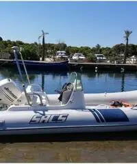 Gommone sacs 490 + motore johnson 40 cv + carello Gommone sacs 490 + motore johnson 40 cv + carello