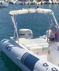 Gommone con carrello